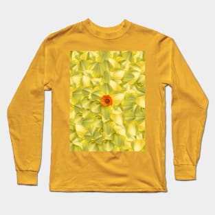 The Power of Yellow Flower Petals Long Sleeve T-Shirt